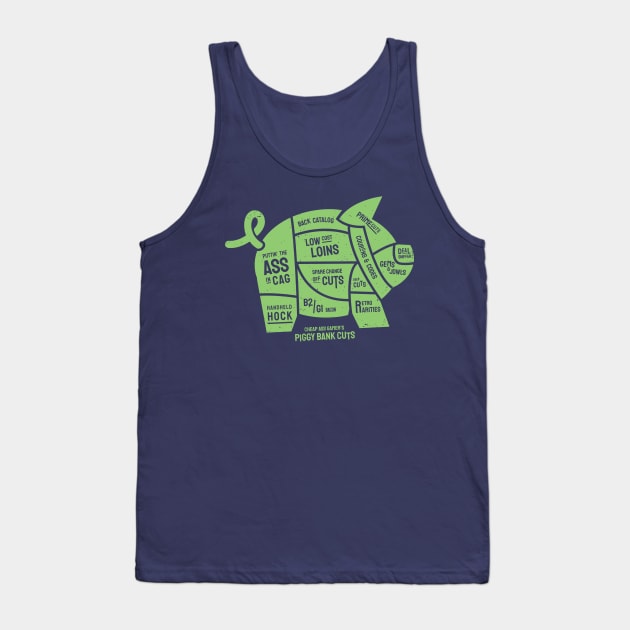 Cheap Ass Gamer's Piggy Bank Cuts Tank Top by FlatpackJack